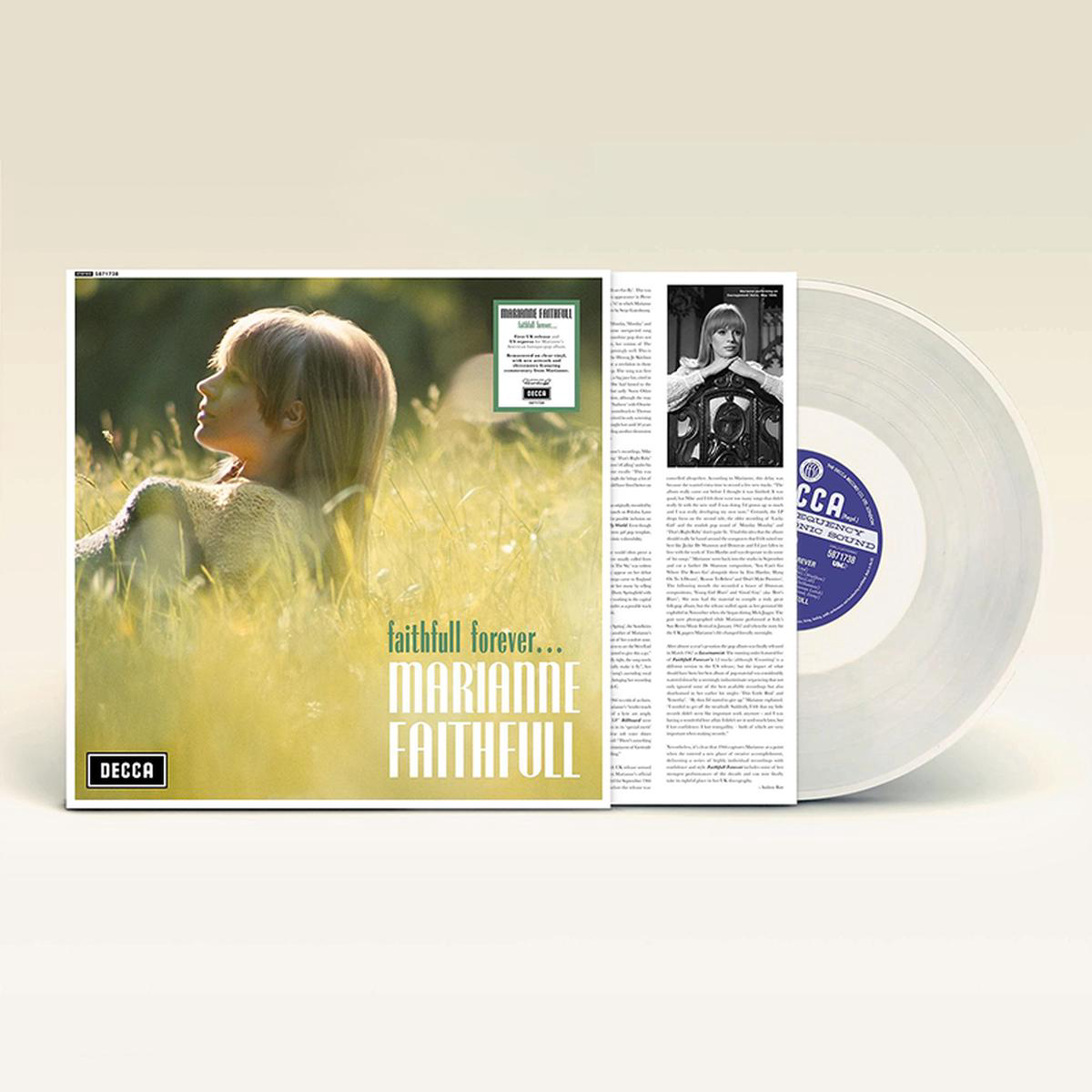 Faithfull Forever Limited Clear Vinyl LP RSD24