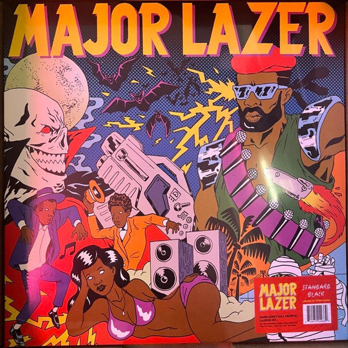MAJOR LAZER – GUNS DON’T KILL PEOPLE … : BLACK 2LP – LP