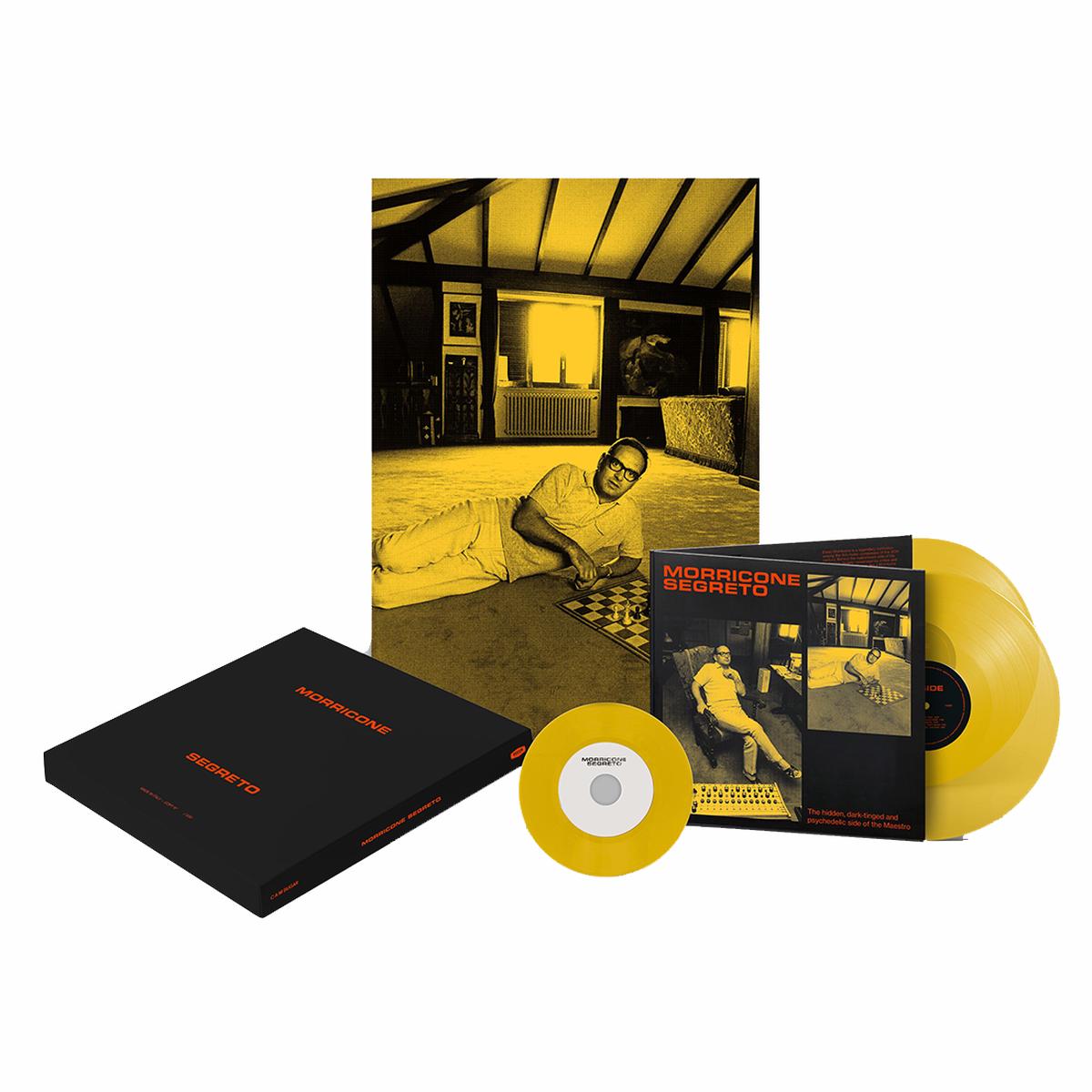 Morricone Segreto: Yellow Vinyl LP + 7″