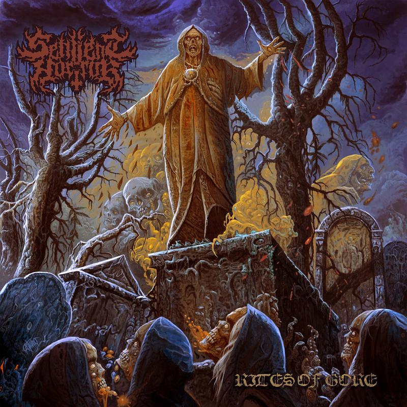 Sentient Horror – Rites of Gore (Blue Vinyl W/ Orange and Yellow Splatter) (LP)