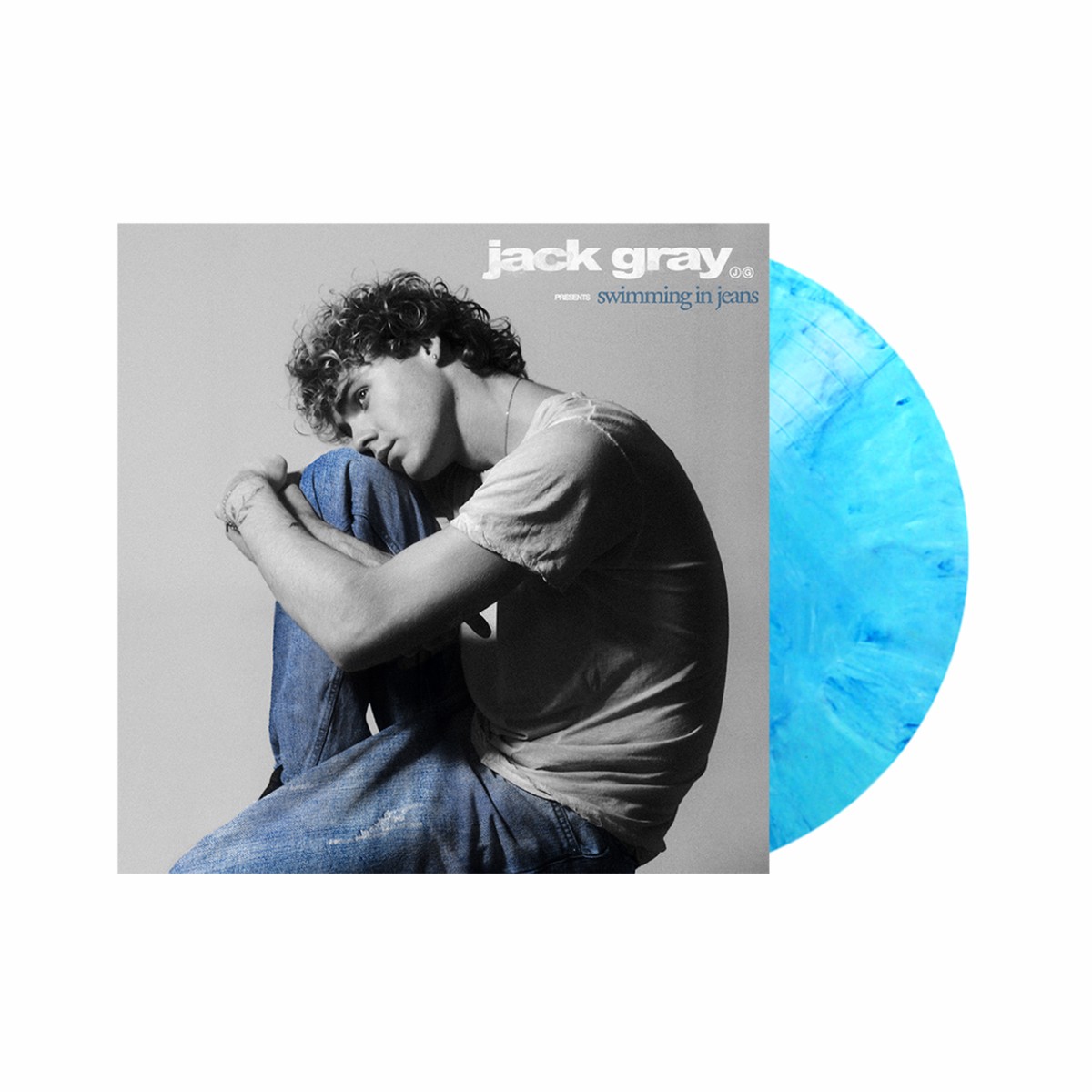 Swimming In Jeans: Wavy Blue Colour Vinyl LP