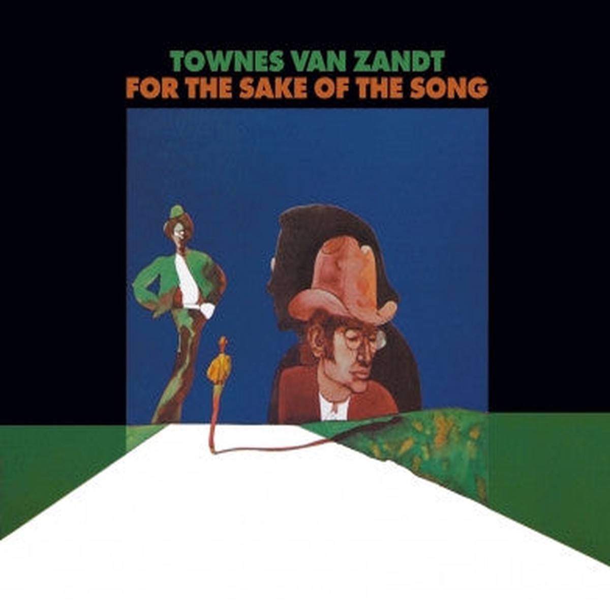 VAN ZANDT, TOWNES – FOR THE SAKE OF THE SONG: ORANGE MARBLED – LP