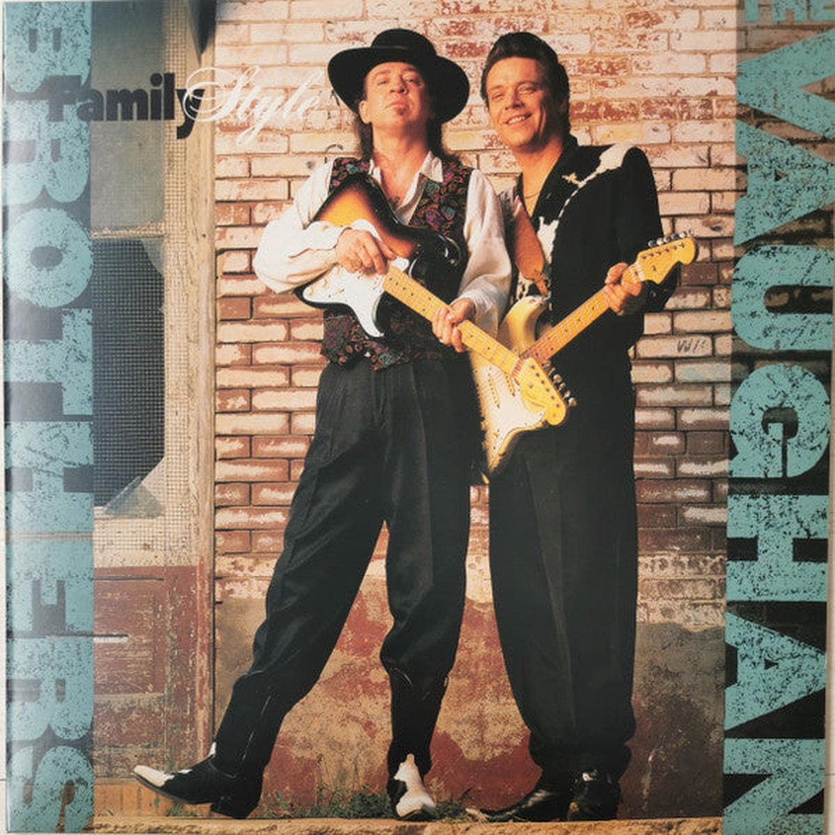 VAUGHAN BROTHERS – FAMILY STYLE : TRANSLUCENT BLUE VINYL – LP