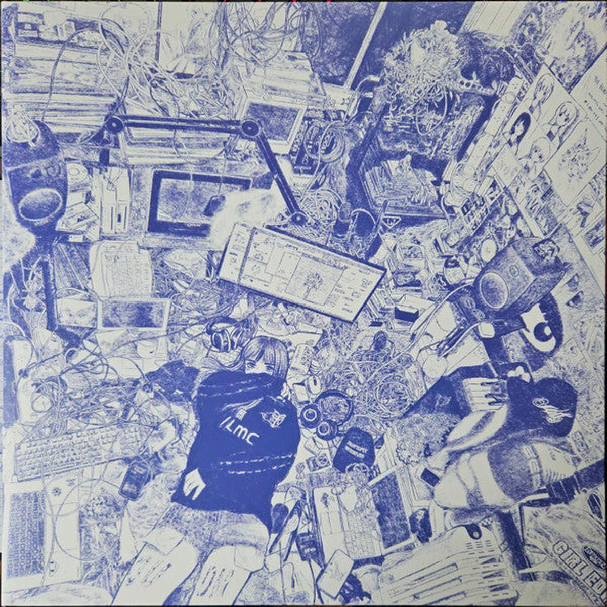 NINAJIRACHI 8211 I LOVE MY COMPUTER BLUE 038 WHITE VINYL 8211 LP