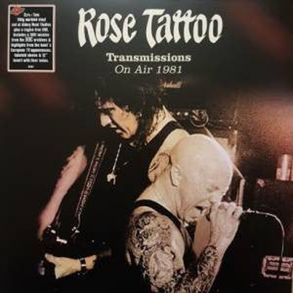 ROSE TATTOO – ON AIR LIVE AT THE BBC : TRANSM2LP + DVD – LP