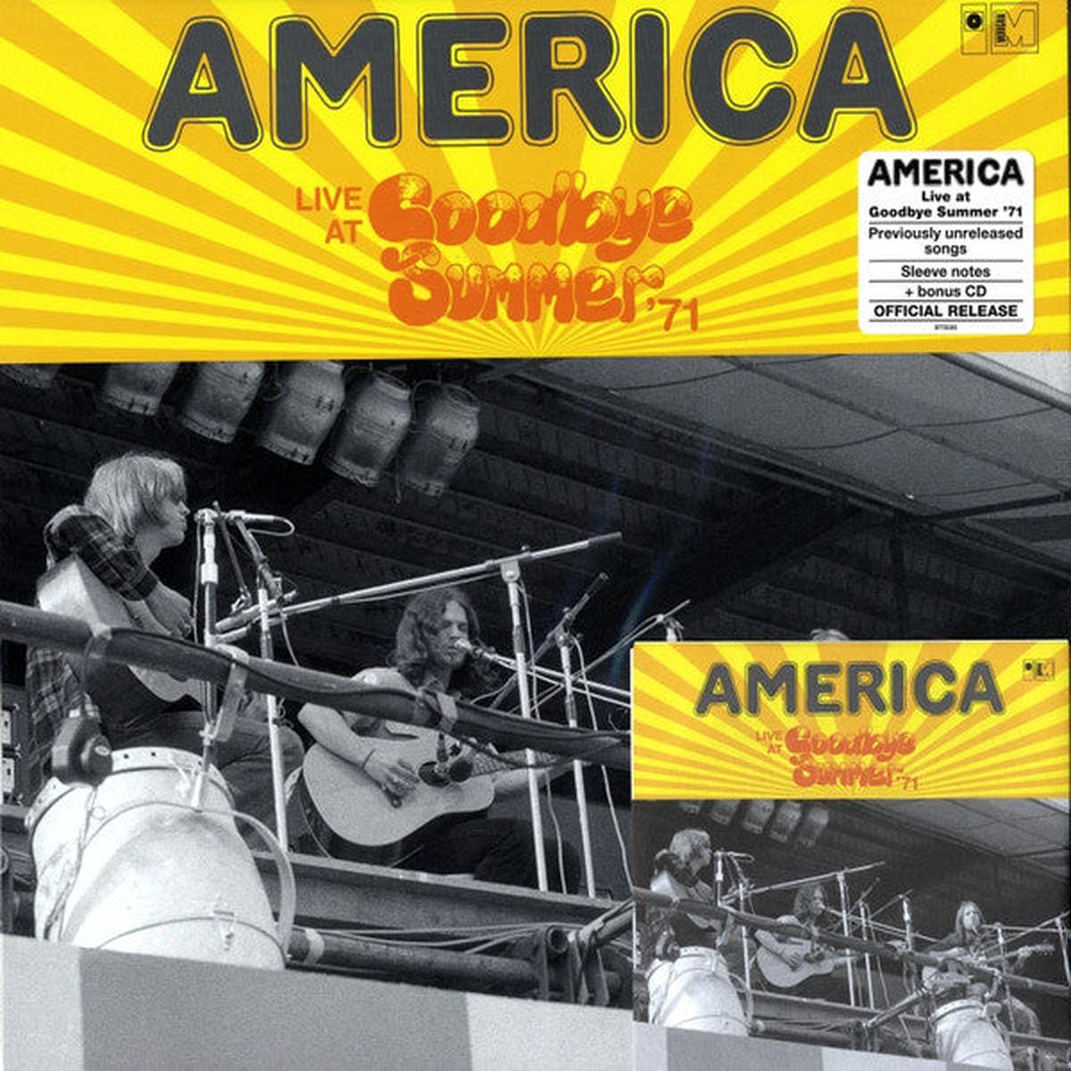 AMERICA 8211 LIVE AT GOODBYE SUMMER 821771 CD 8211 LP