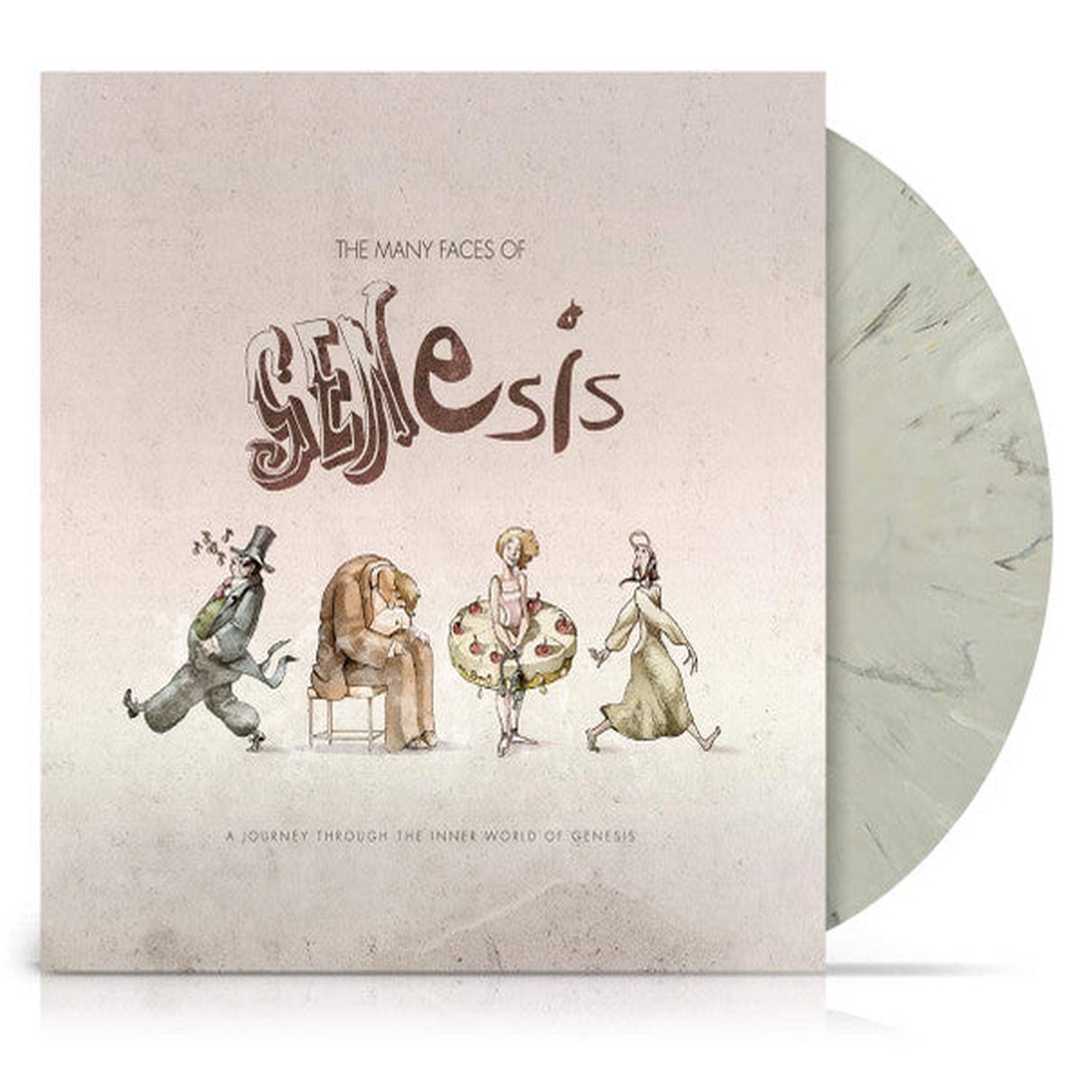 GENESIS / VARIOUS – MANY FACES OF : 2LP COLOURED VINYL – LP