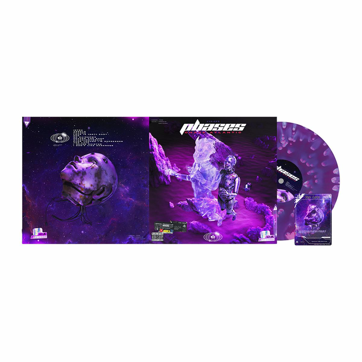 PHASES Ghostly Purple 038 Pink Vinyl LP