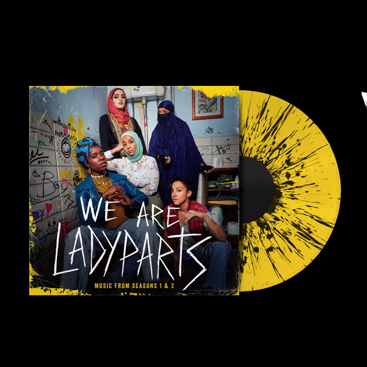 We Are Lady Parts – Music From Seasons 1 & 2 (OST): Limited Black Splatter on Yellow VInyl LP