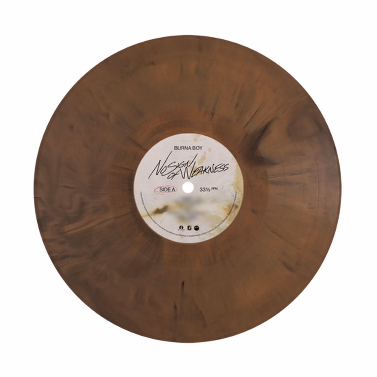 No Sign of Weakness: Brown Opaque Vinyl LP