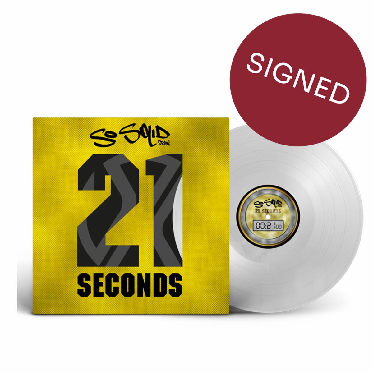 21 Seconds: Exclusive Signed Ultra Clear 12" Vinyl