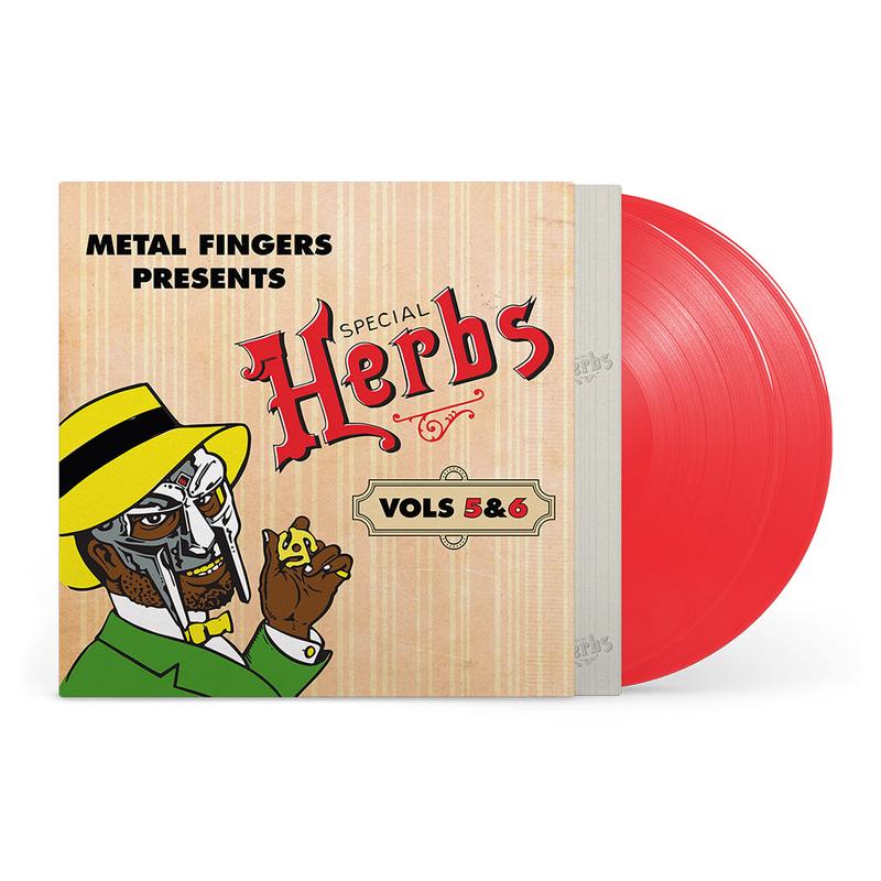 MF DOOM - Metal Fingers Presents: Special Herbs Vol. 5 & 6 (Repress) - 2LP - Apple Red Vinyl [SEP 5]