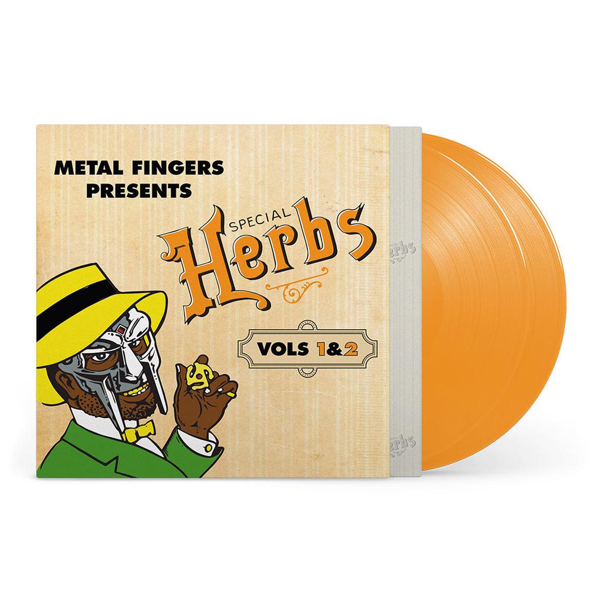 MF DOOM - Metal Fingers Presents: Special Herbs Vol. 1 & 2 (Repress) - 2LP - Mustard Yellow Vinyl