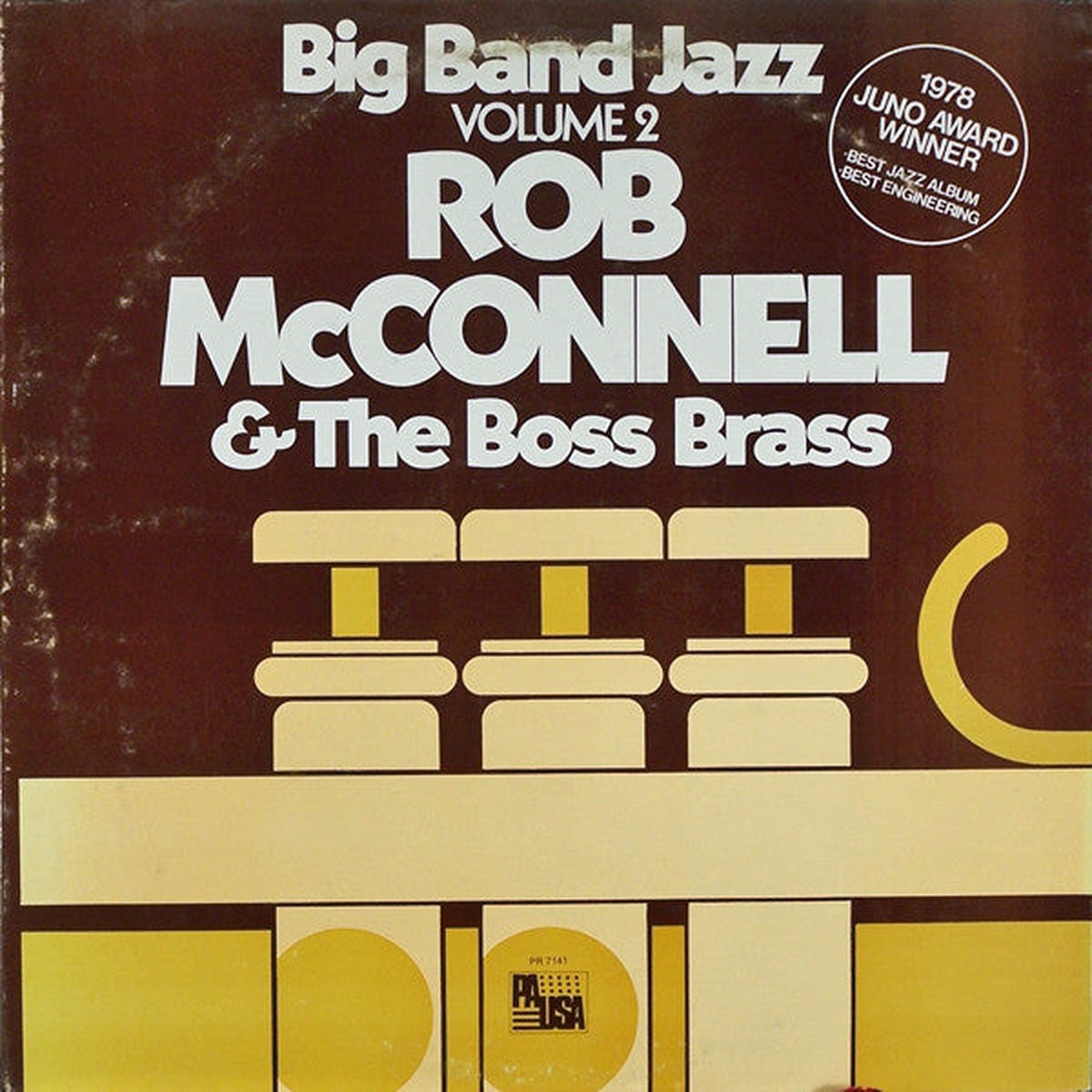 Rob McConnell & The Boss Brass - Big Band Jazz Volume 2 (LP, Album)