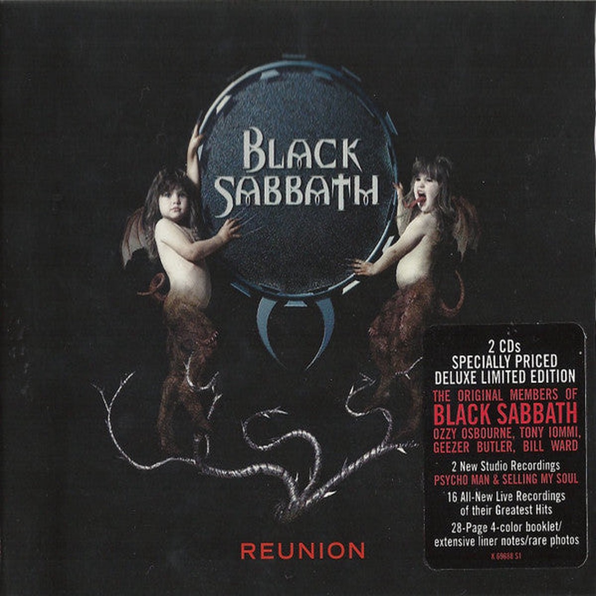 Black Sabbath - Reunion (2xCD, Album, Dig)