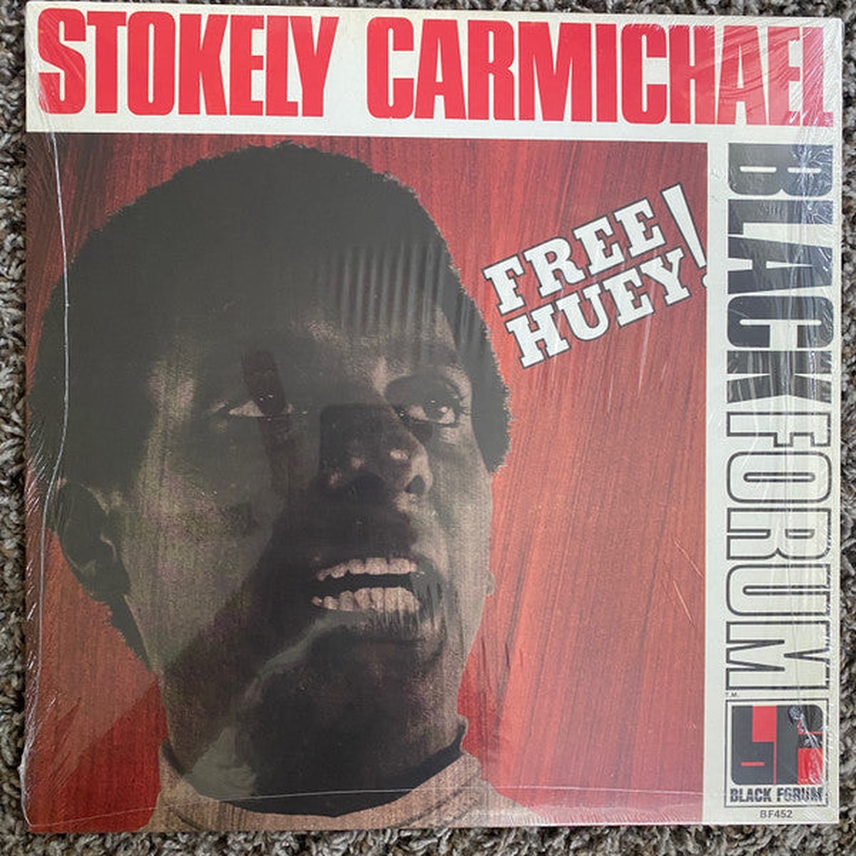 Stokely Carmichael - Free Huey! (LP, RE, App)