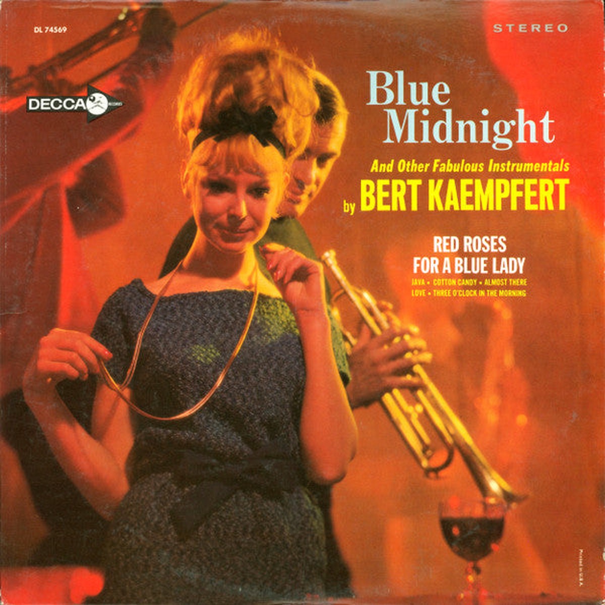 Bert Kaempfert & His Orchestra - Blue Midnight And Other Fabulous Instrumentals (LP, Album)