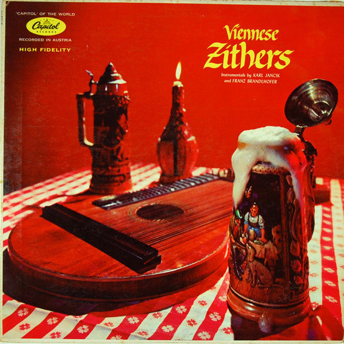 Karl Jancik And Franz Brandlhofer - Viennese Zithers (LP, Mono)