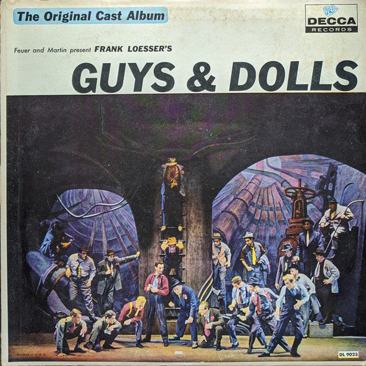 "Guys & Dolls" Original Broadway Cast, Feuer & Martin Present Frank Loesser - Guys & Dolls - A Musical Fable Of Broadway (LP, Album, Mono, RE)