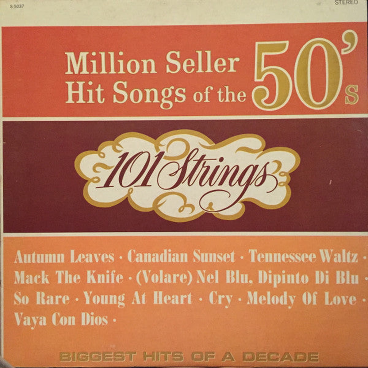 101 Strings - Million Seller Hit Songs Of The 50's (LP, Album)