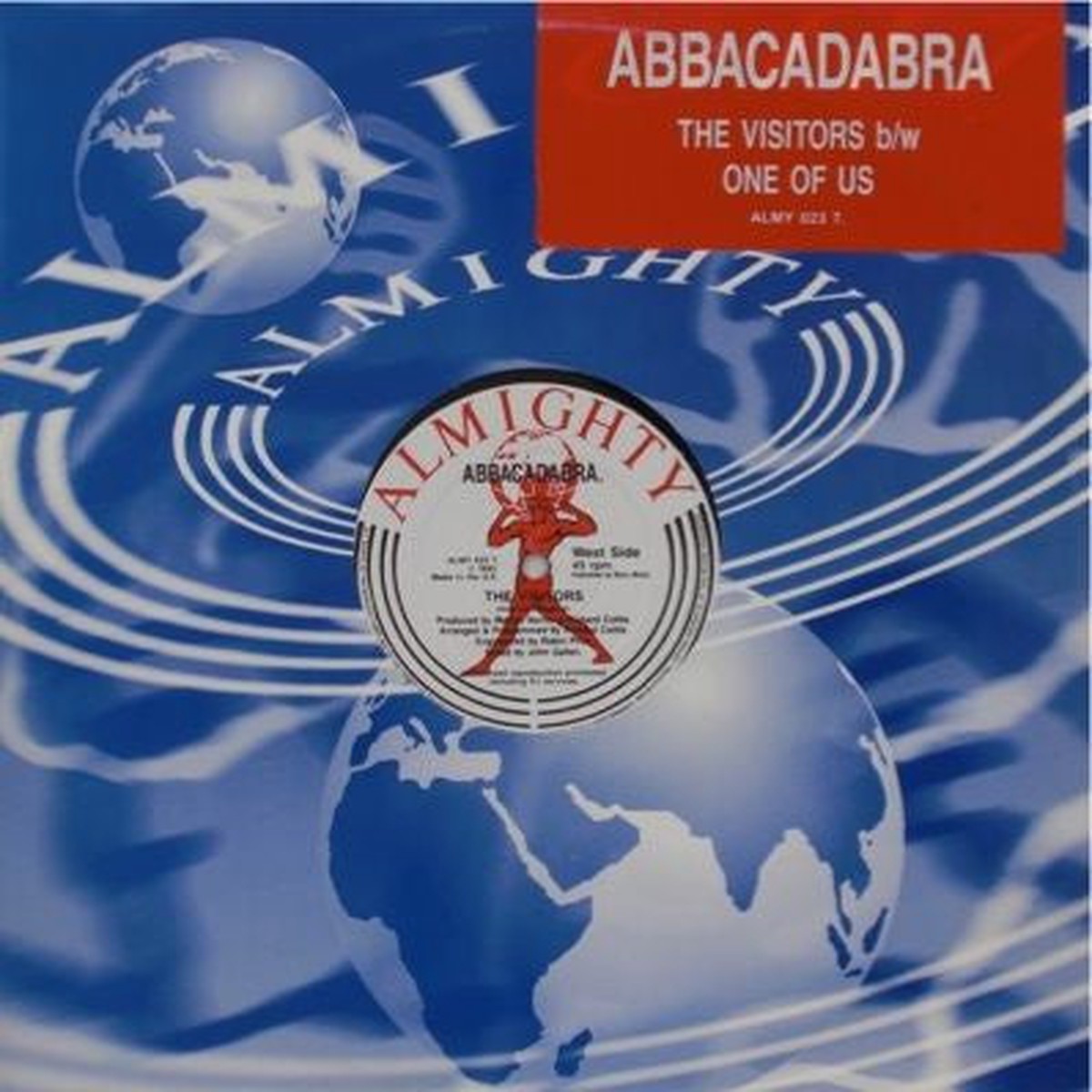 Abbacadabra - The Visitors b/w One Of Us (12")