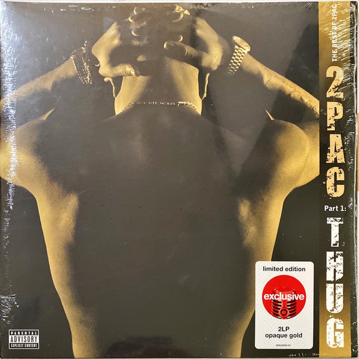 2Pac - The Best Of 2Pac - Part 1: Thug (2xLP, Comp, Ltd, RE, Gol)