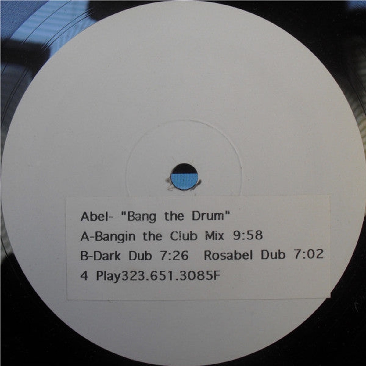 Abel - Bang The Drum (12", W/Lbl)