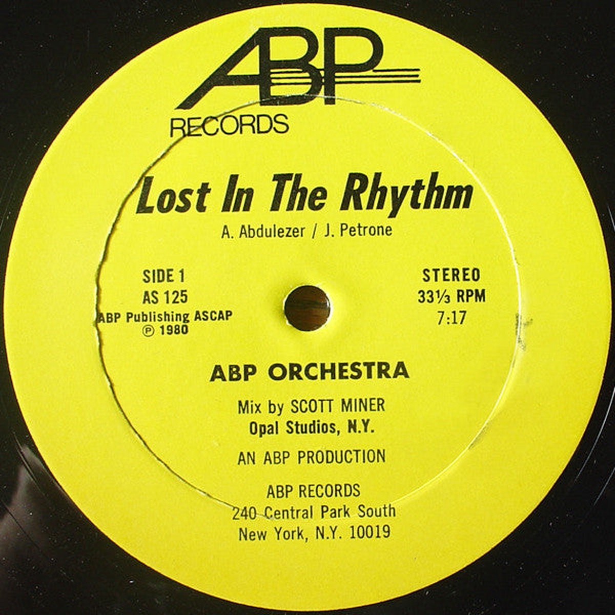 ABP Orchestra - Lost In The Rhythm (12")