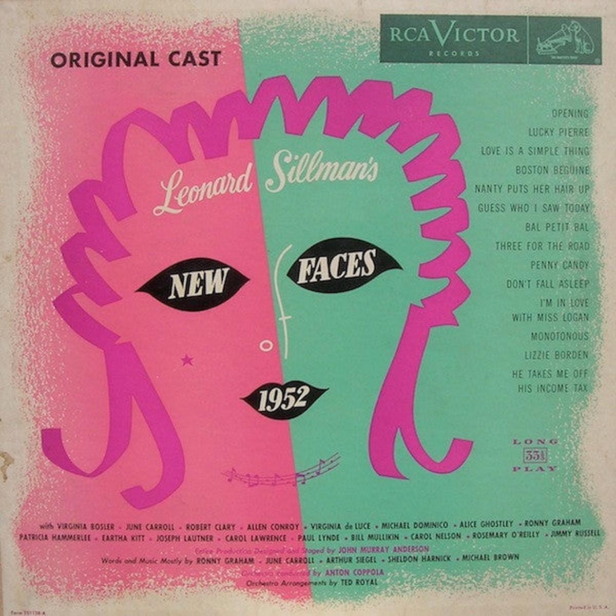 "New Faces Of 1952" Cast - Leonard Sillman's New Faces Of 1952 (LP)