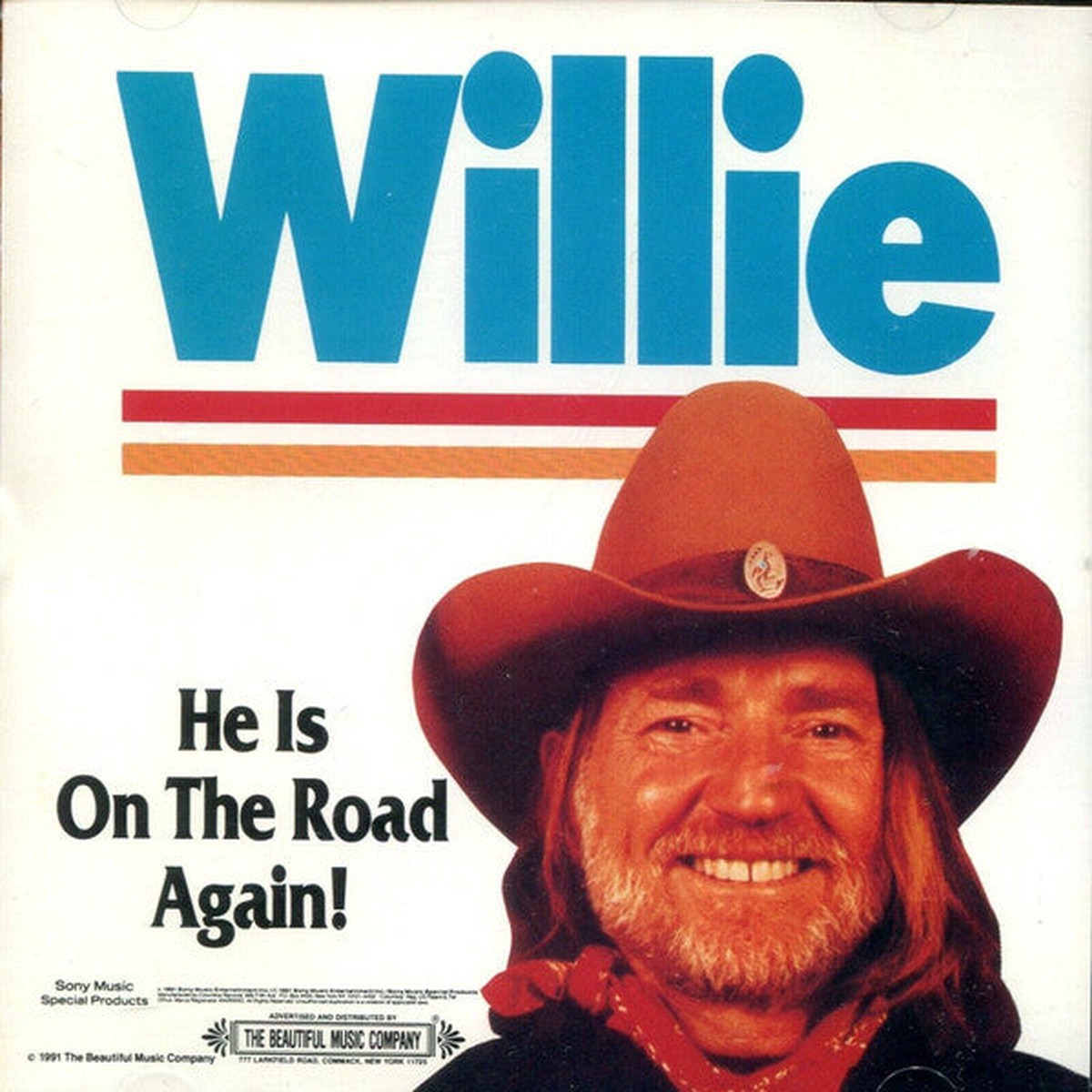Willie Nelson - He's On The Road Again (2xCD, Comp)