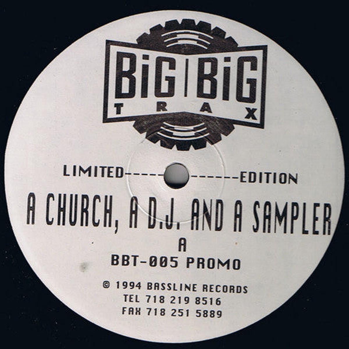 A Church, A D.J. & A Sampler - Everybody Clap Yo Hands (2x12", Ltd, Promo)