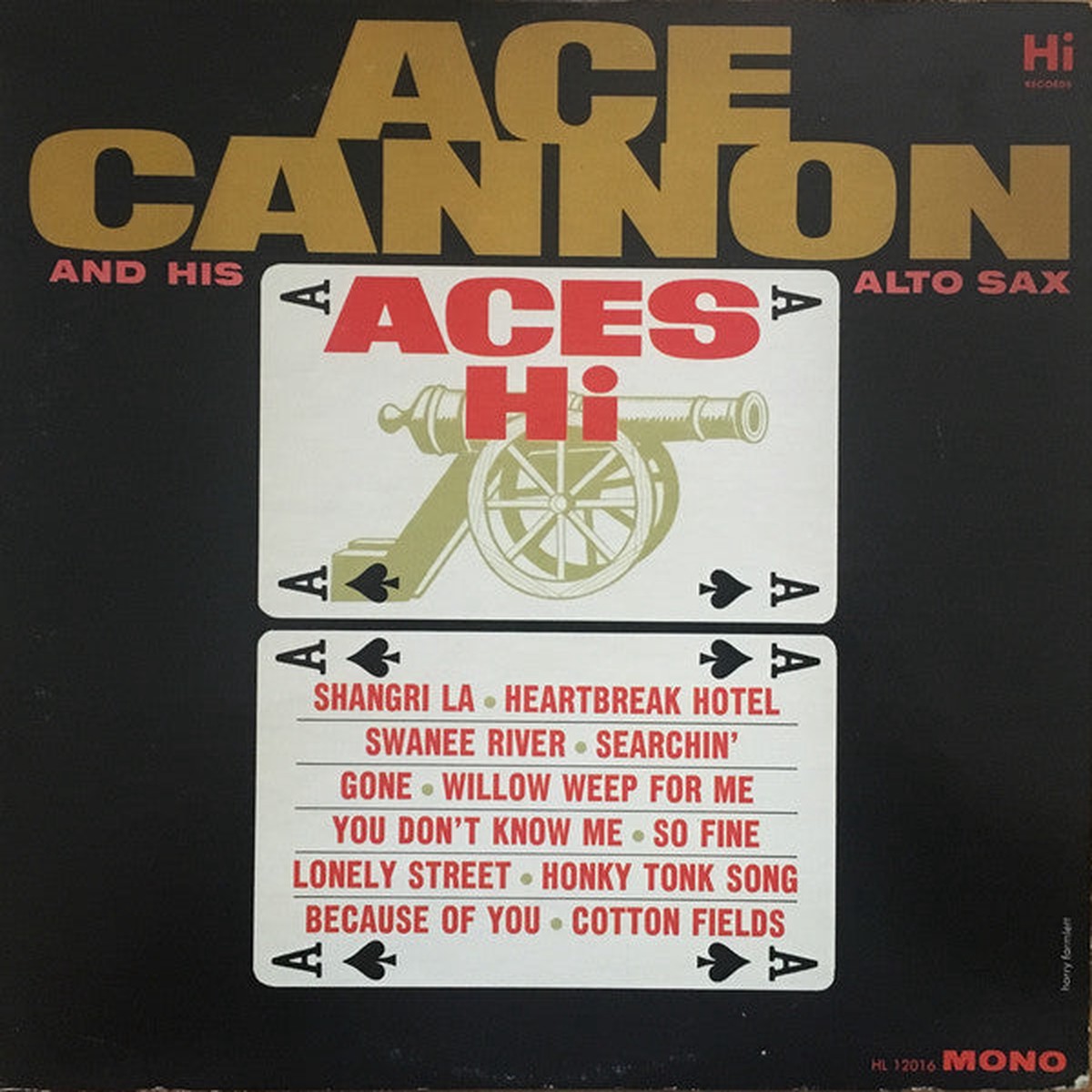 Ace Cannon - Aces Hi (LP, Album, Mono)