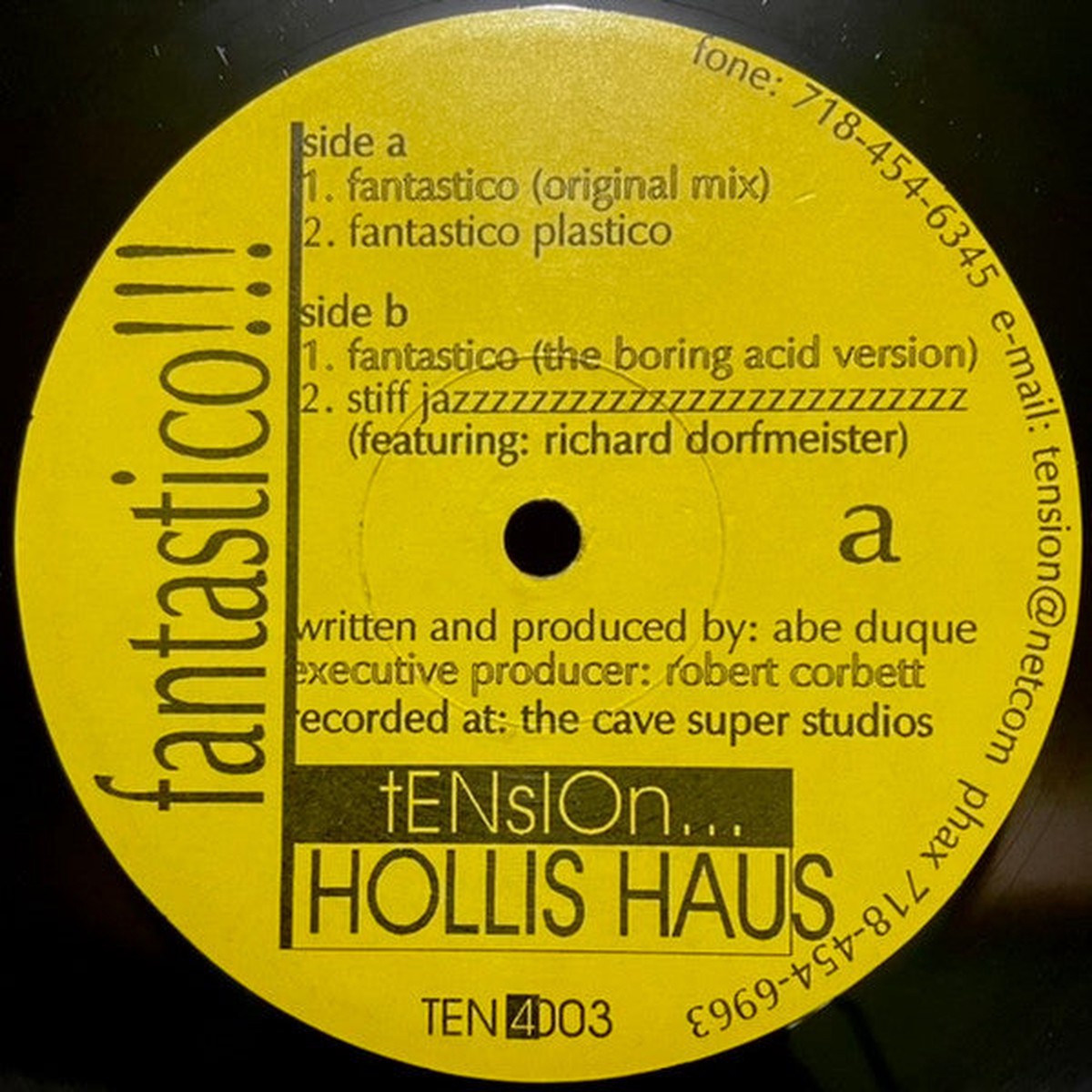 Abe Duque - Fantastico (12")
