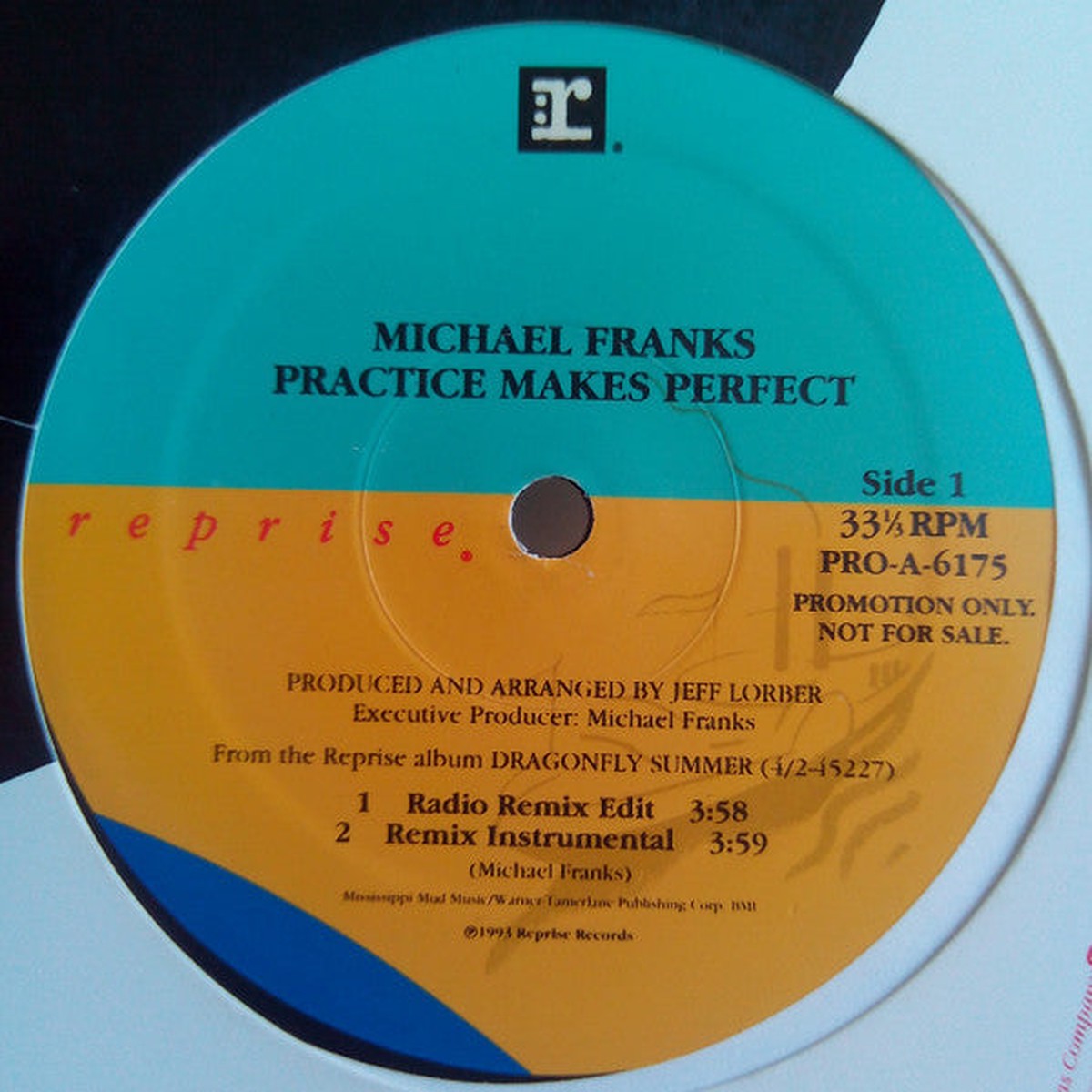Michael Franks - Practice Makes Perfect (12", Promo)