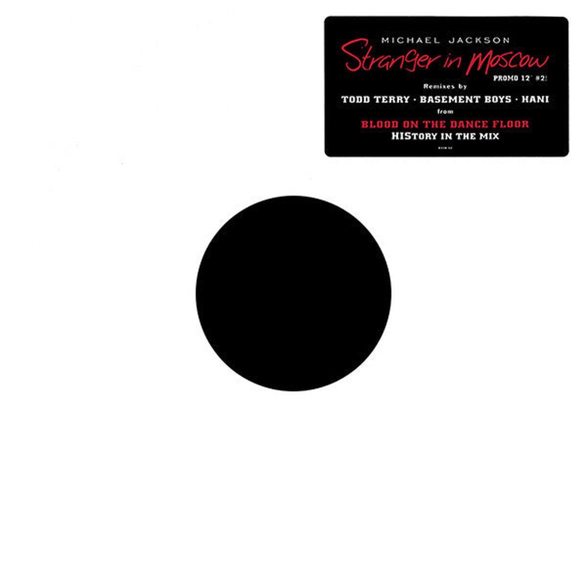 Michael Jackson - Stranger In Moscow (12", Promo, #2)