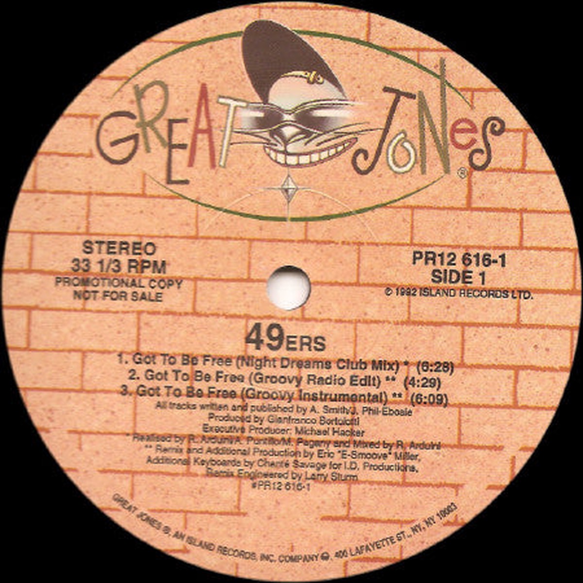 49ers - Got To Be Free (12", Promo)